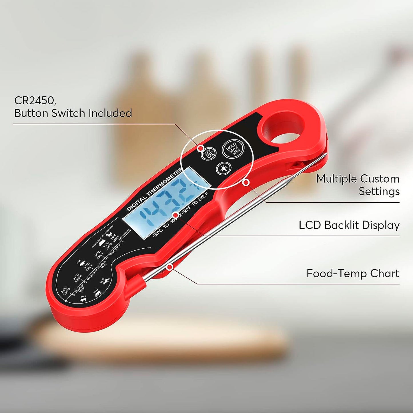 Nebula home Meat Thermometer Digital for Grilling and Cooking