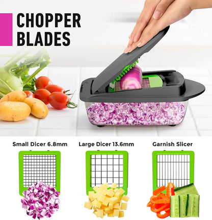 Nebula home Pro-Series 10-in-1, 8 Blade Vegetable Chopper