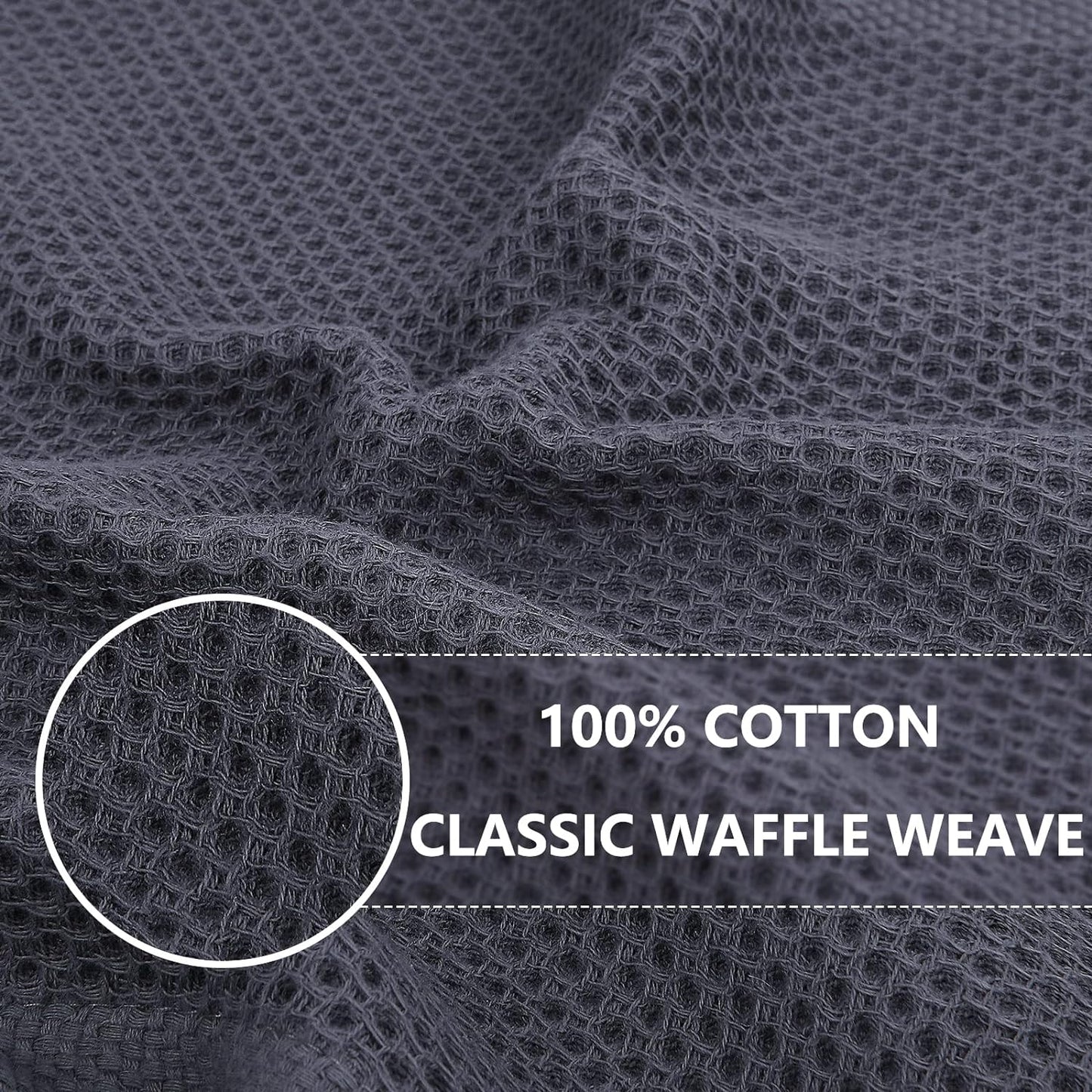 Nebula home 100% Cotton Waffle Weave Kitchen Dish Cloths