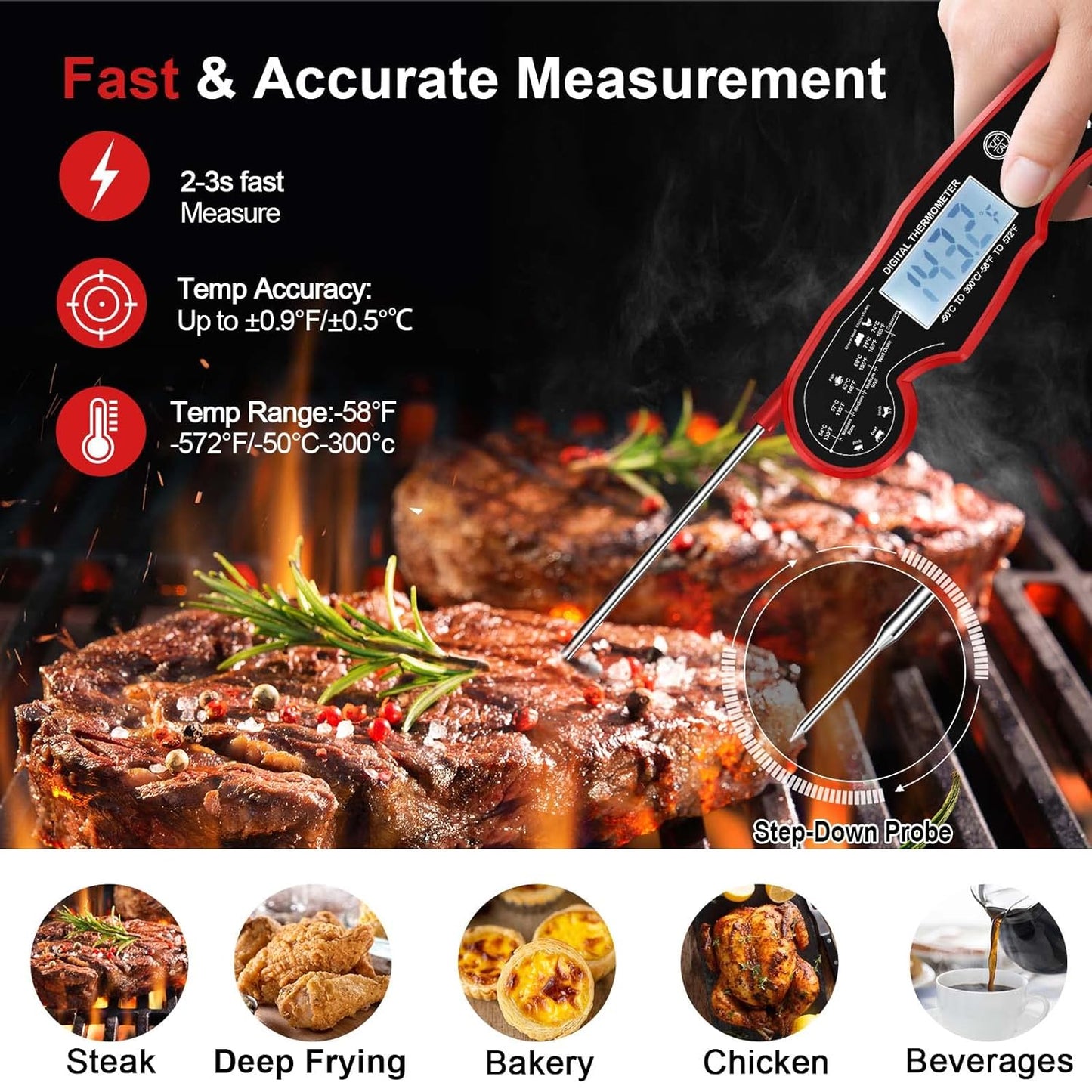 Nebula home Meat Thermometer Digital for Grilling and Cooking