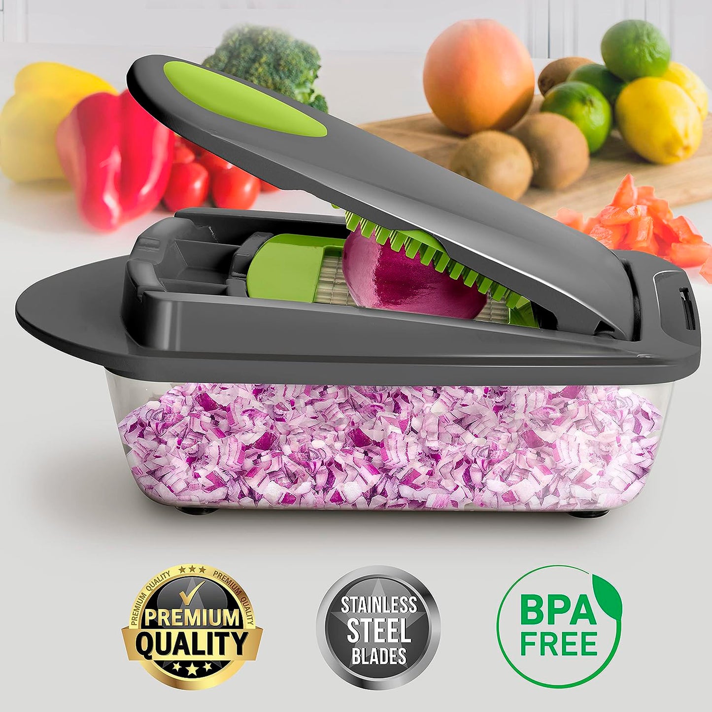 Nebula home Pro-Series 10-in-1, 8 Blade Vegetable Chopper