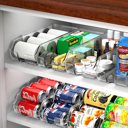 Soda Can Organizer for Pantry Set of 2