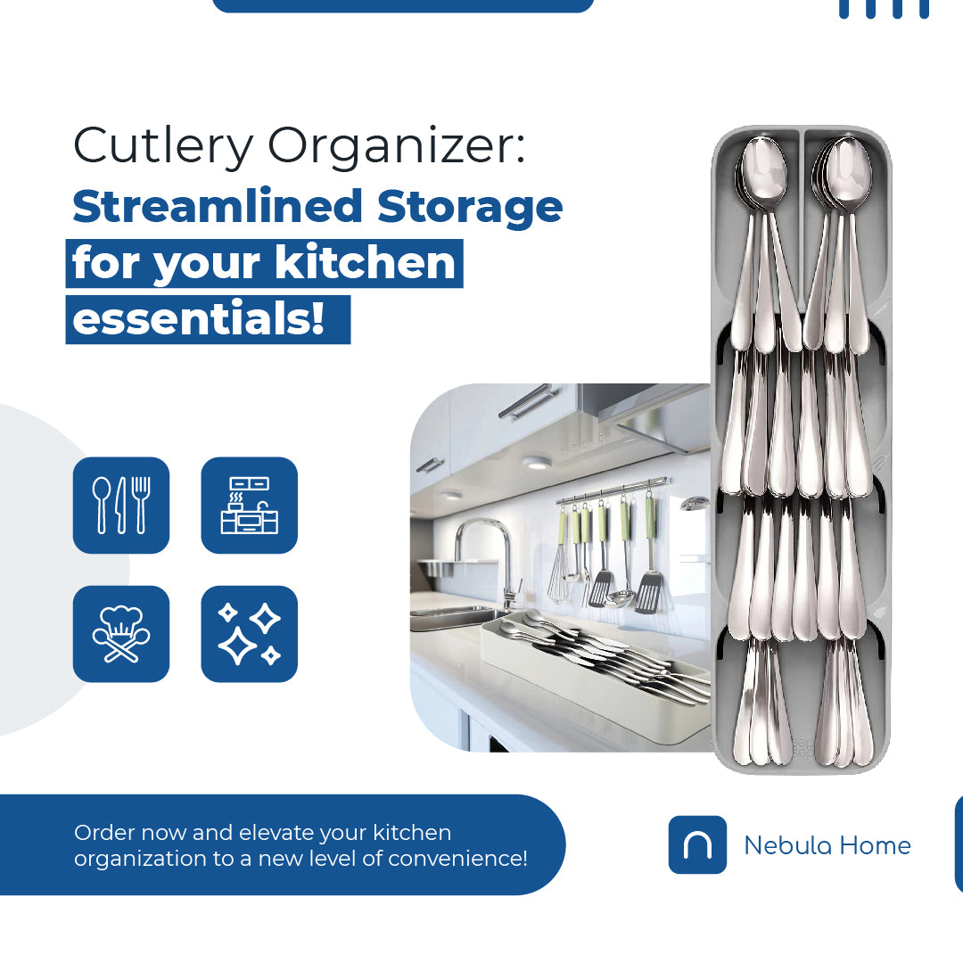 Cutlery Organizer: Streamlined Storage for Your Kitchen Essentials!