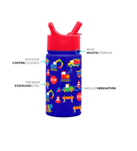 Nebula home Kids Water Bottle with Straw Lid